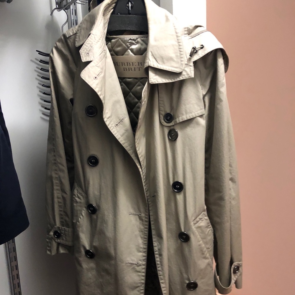 Burberry Brit trench coat with removable warmer s4